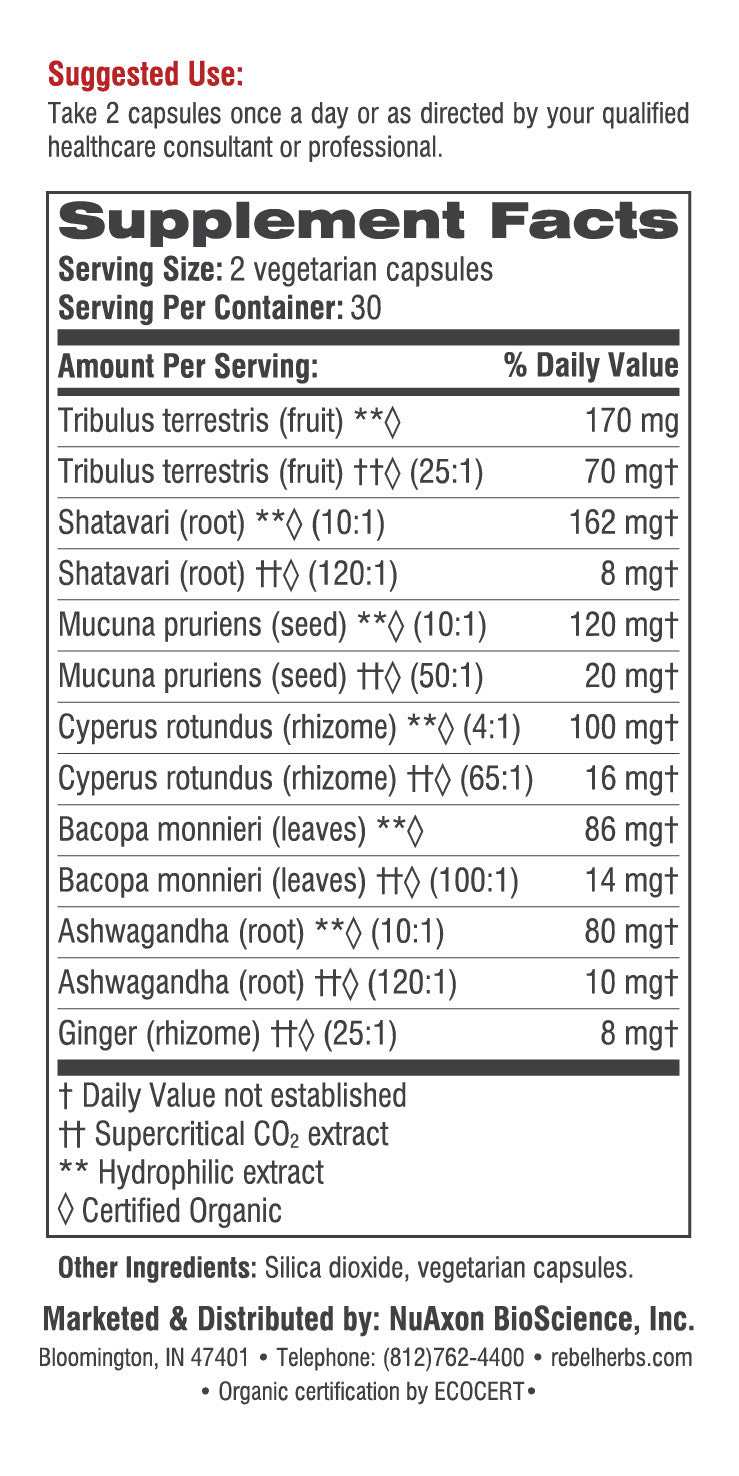 #52 Sensumax 60 capsules gallery 1 showing detailed supplement facts with organic Ayurvedic extracts Support Greg Profits Pay for Alzheimer's Treatments