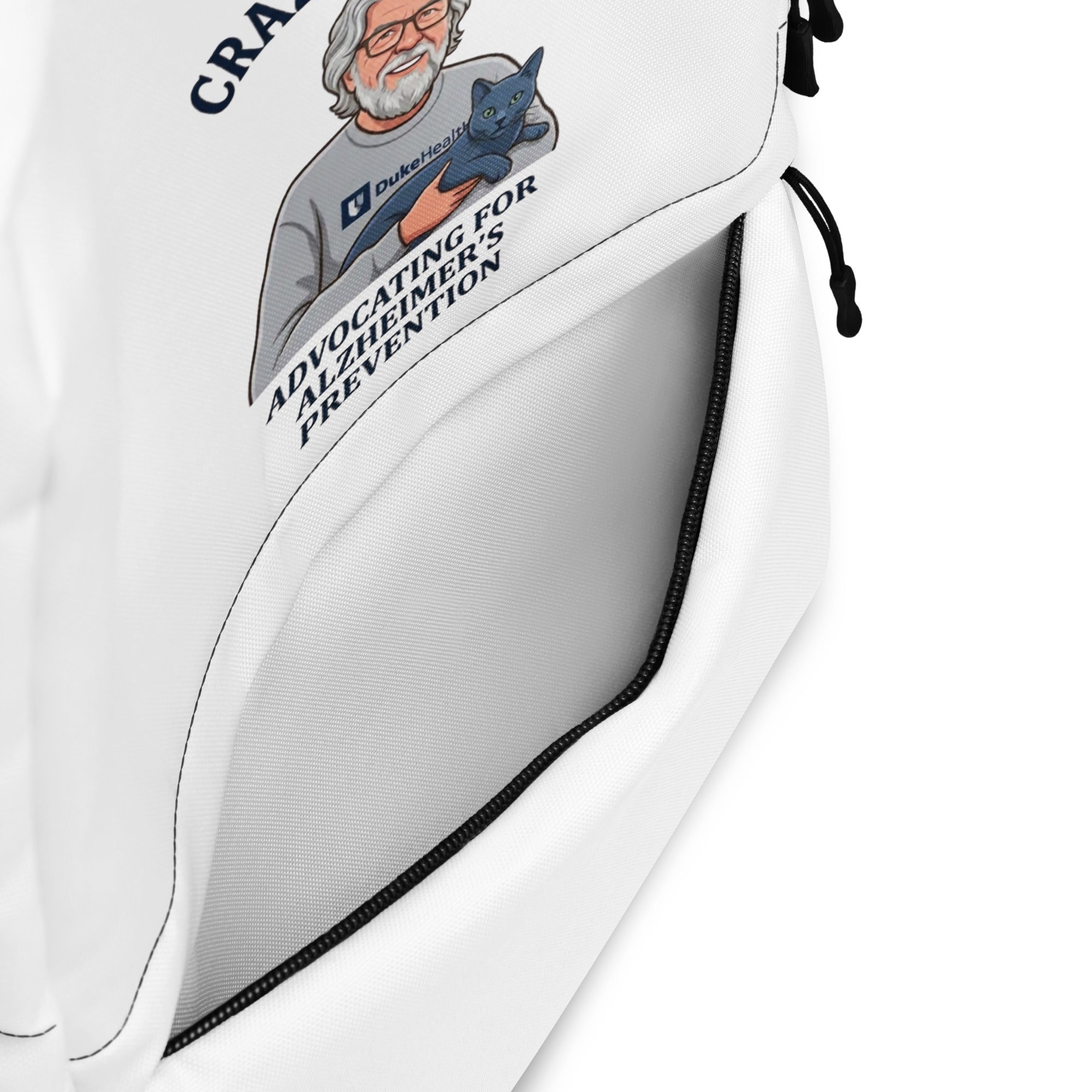 Cat Man Signature Backpack | Support Alzheimer's Prevention with Style