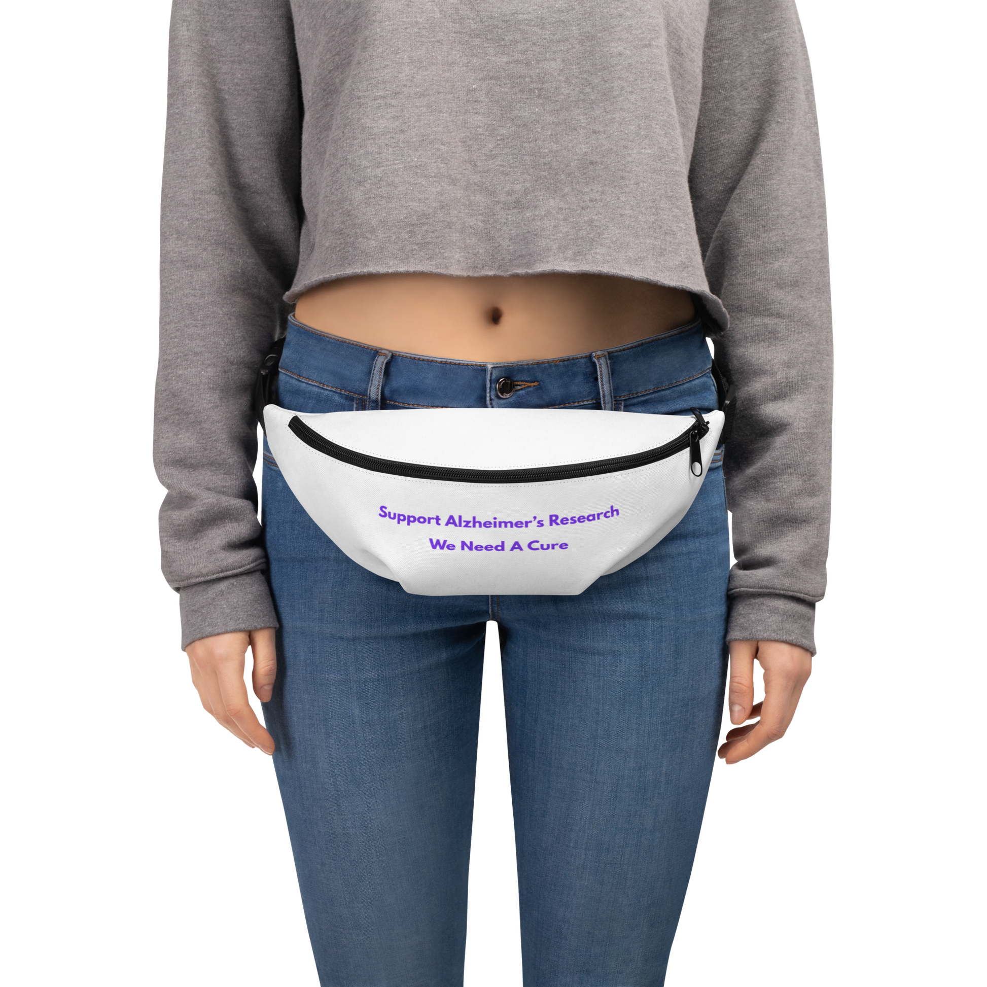 Support Alzheimer's Research" Premium Awareness Fanny Pack-4