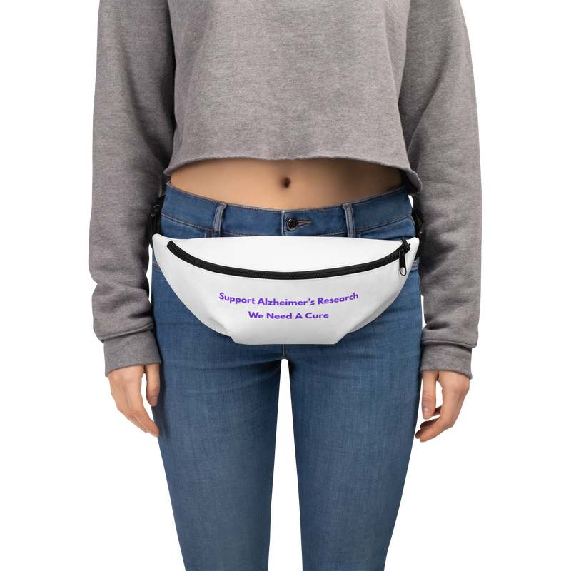 Support Alzheimer's Research" Premium Awareness Fanny Pack-4