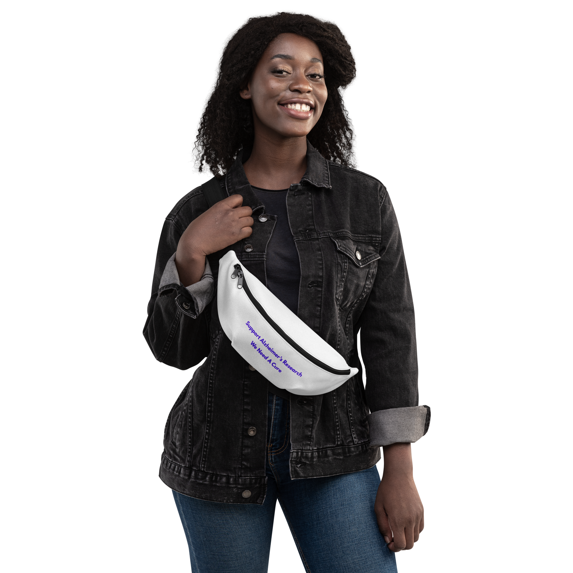 Support Alzheimer's Research" Premium Awareness Fanny Pack-3