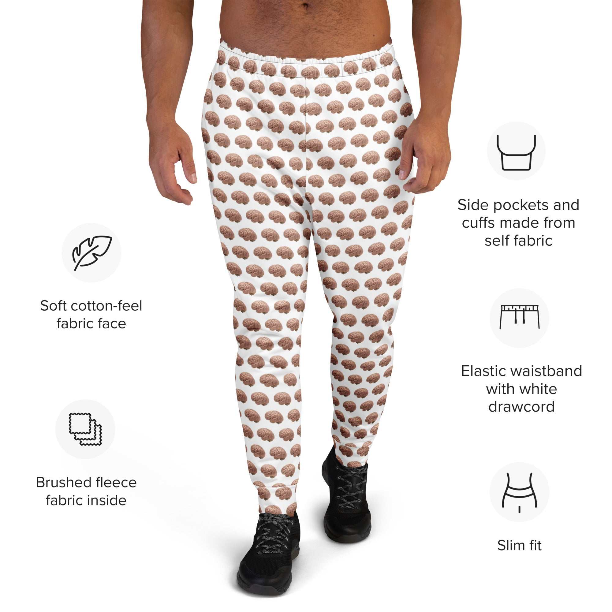 Brain Print All Over Men's Joggers