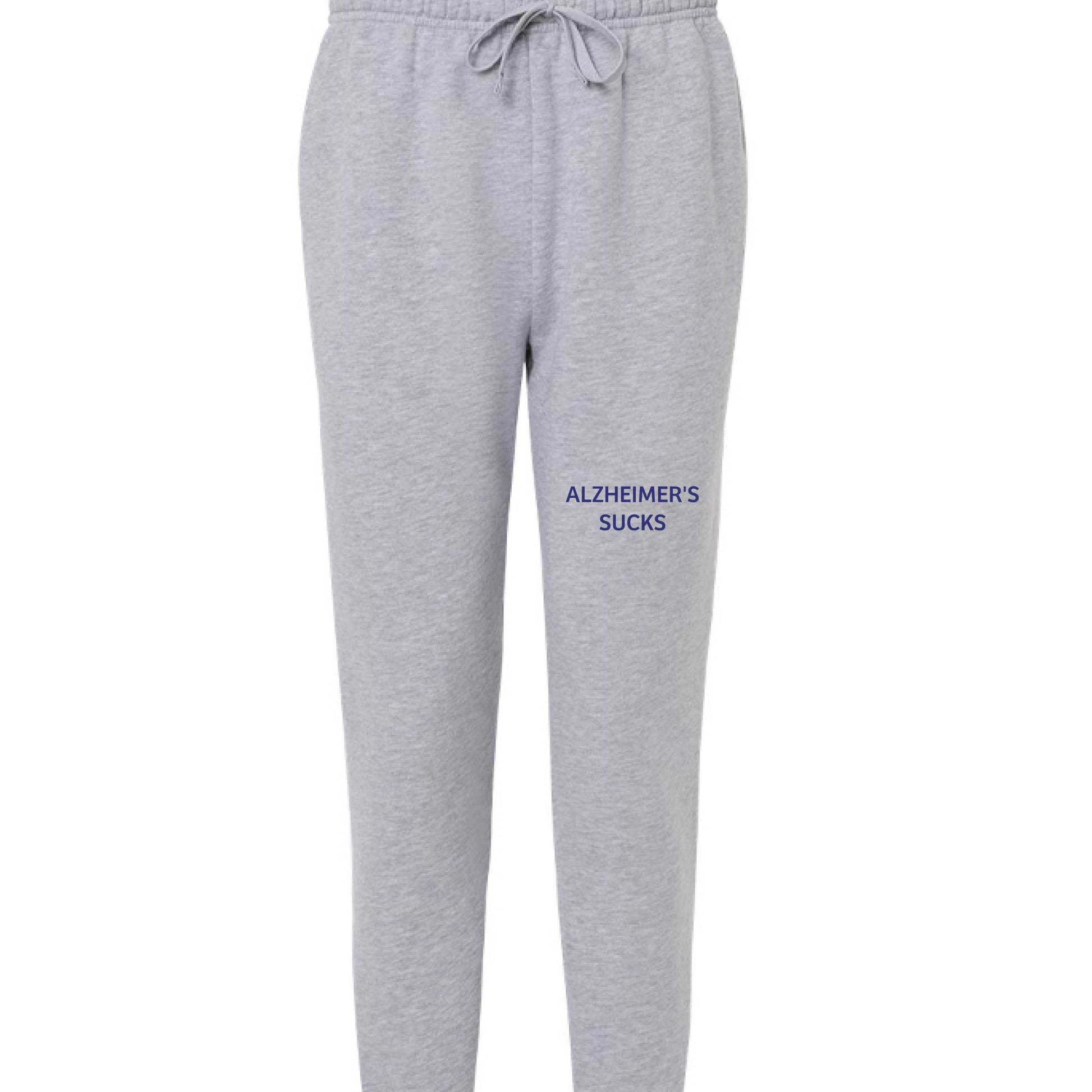 American Apparel unisex fleece sweatpants in heather grey with recycled polyester and cotton blend, eco-friendly and comfortable design