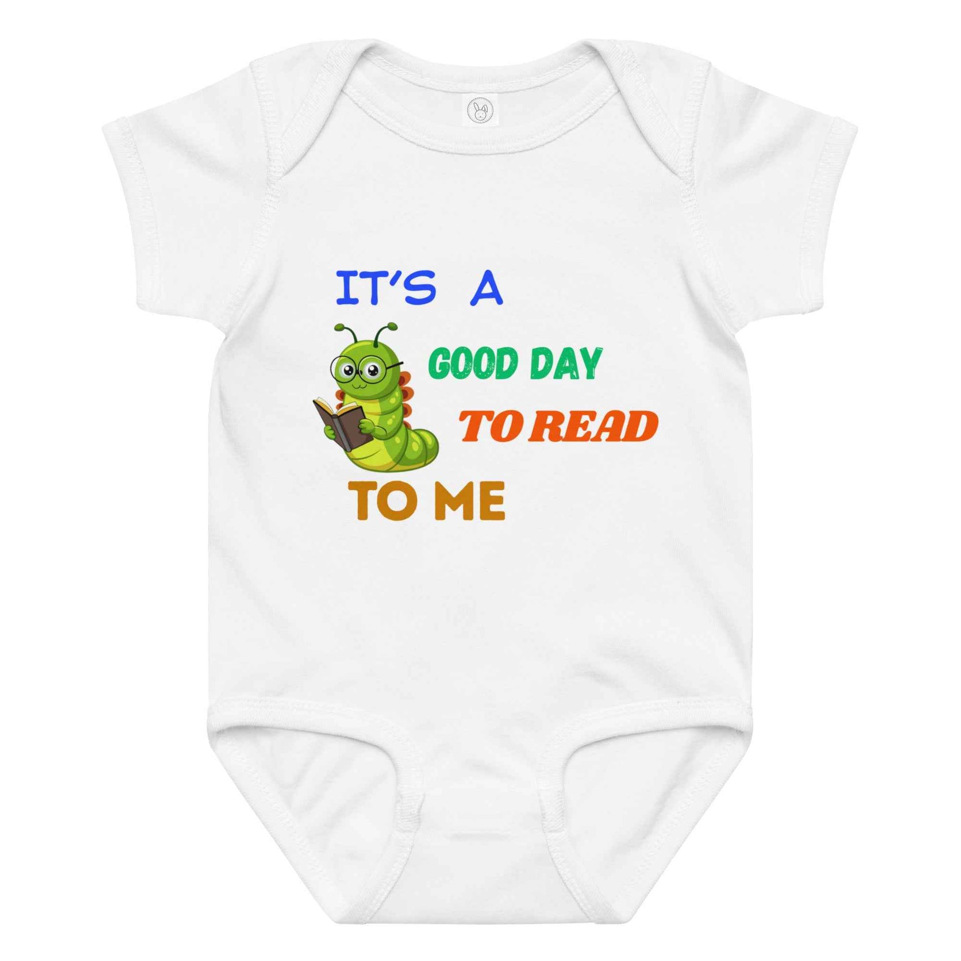 It's A Good Day To Read to Me Baby Jersey Bodysuit Rabbit Skins - Greg's AZ Store