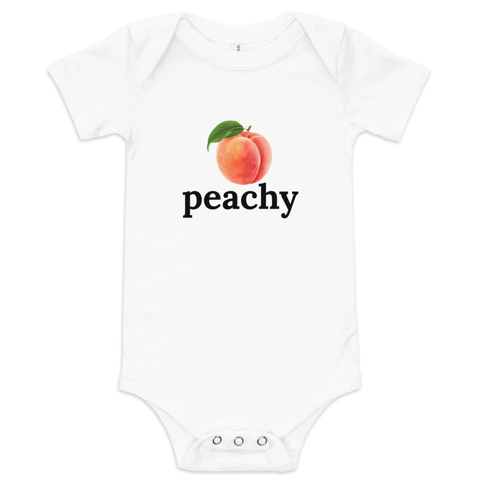 Peachy Baby One Piece - Short Sleeve Essentials for Every Little One - Greg's AZ Store