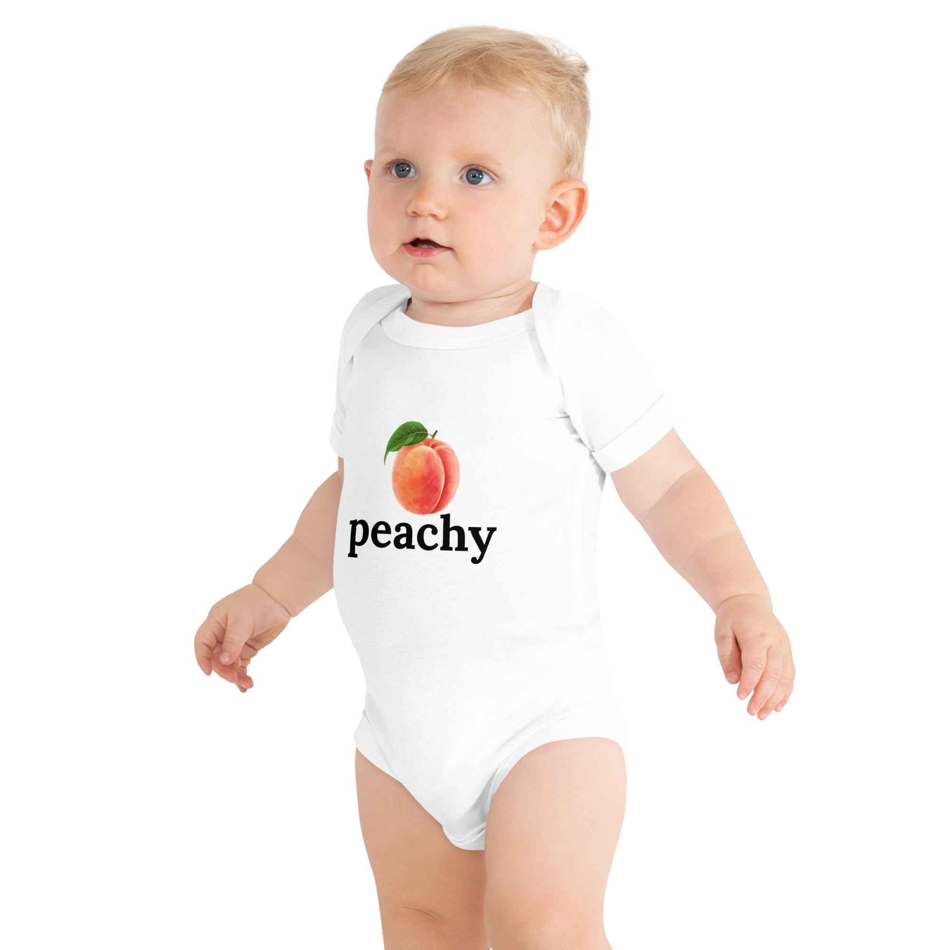 Peachy Baby One Piece - Short Sleeve Essentials for Every Little One - Greg's AZ Store