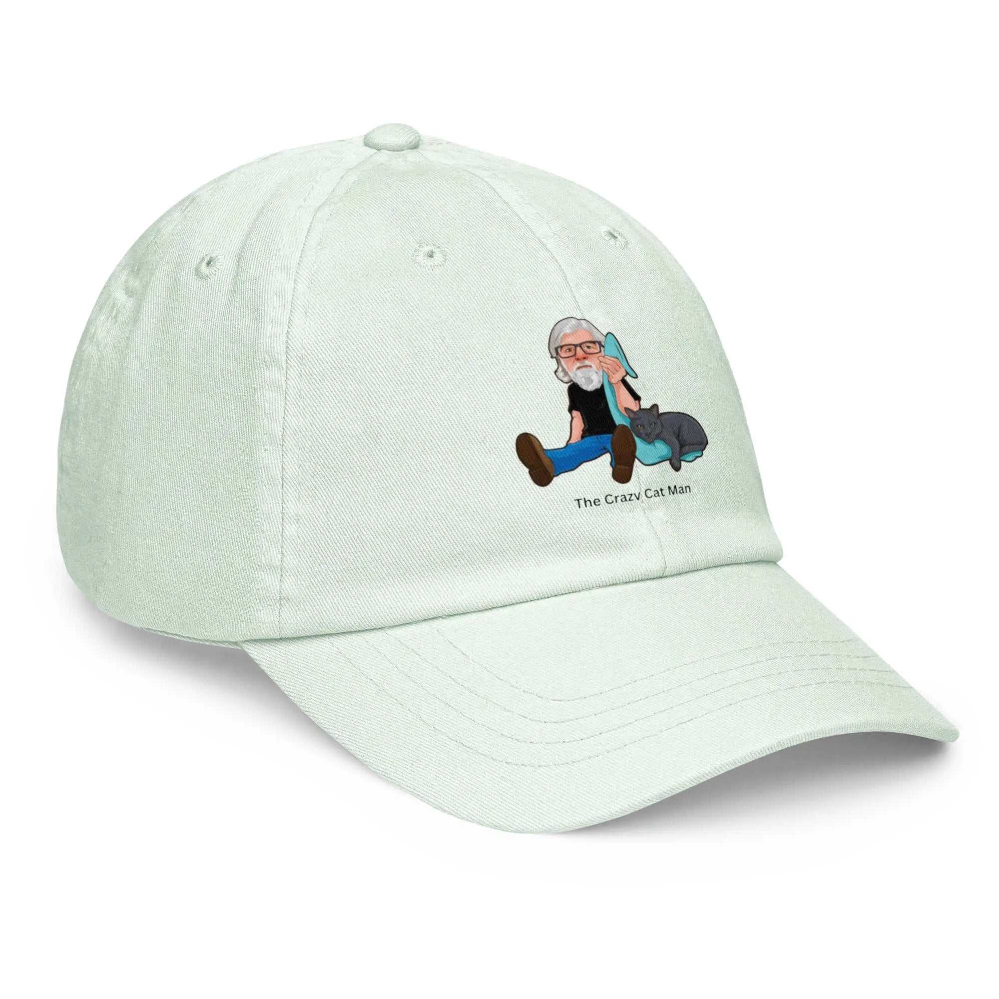 Beechfield Pastel Low Profile Baseball Hat with Alzheimer's Awareness logo, soft pastel color, casual style, adjustable fit.