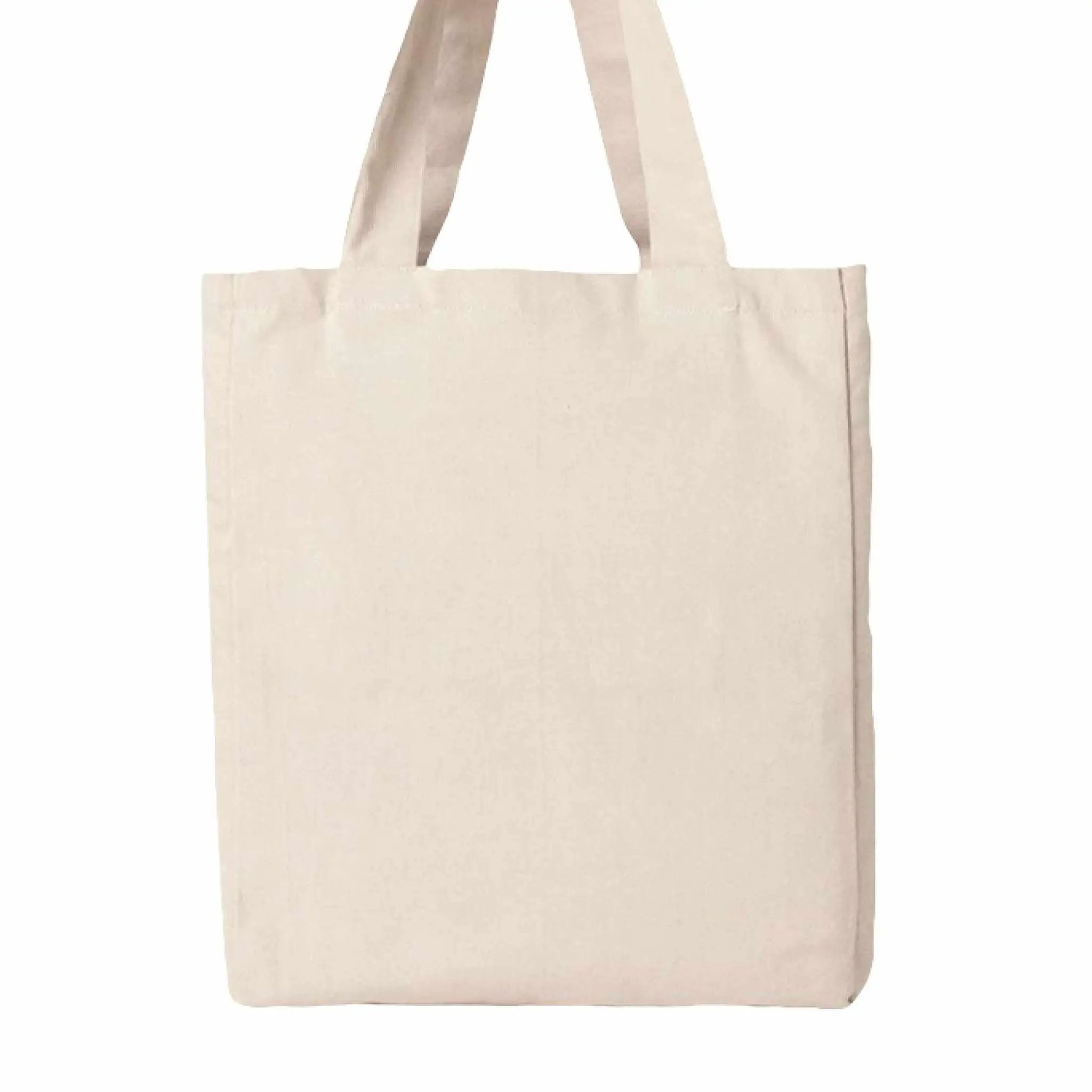Recycled cotton tote bag with a cat image, eco-friendly design by Greg's AZ Store, natural colors, perfect for sustainable living.