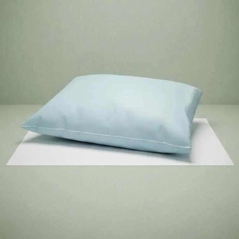 White BTR Collection reusable healthcare pillow by Rifz Textiles Inc, designed for comfort and support.