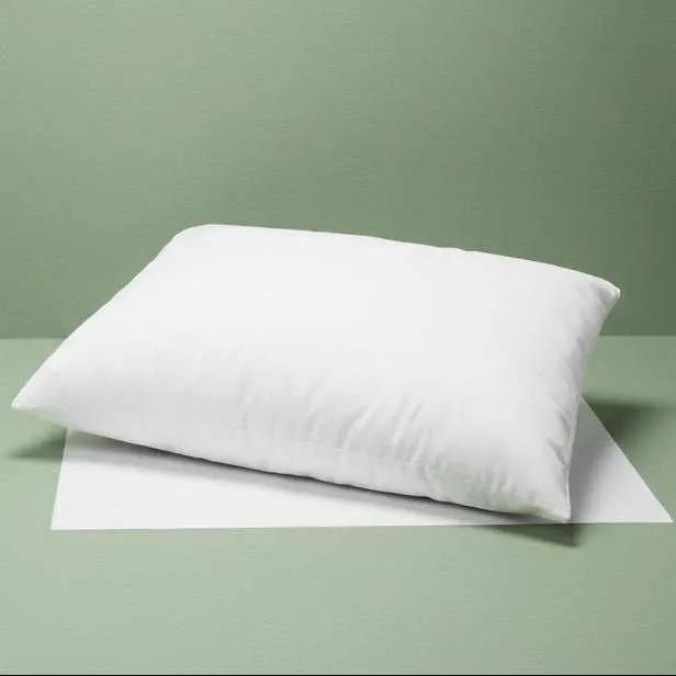 White BVS Collection Staph Check hospital pillows by Rifz Textiles Inc, designed for infection control and patient comfort.