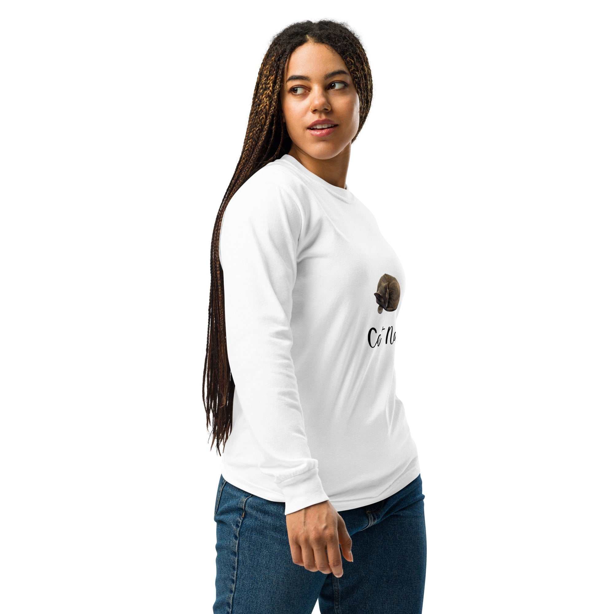 Cat Shirt Garment-Dyed Heavyweight Long-Sleeve | Cat Nap Graphic - Greg's AZ Store