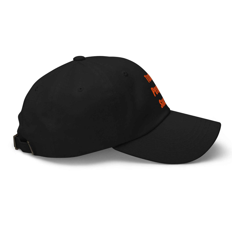 Toxic People Suck Hat - Black Dad Hat for Positive Vibes - Greg's AZ Store
