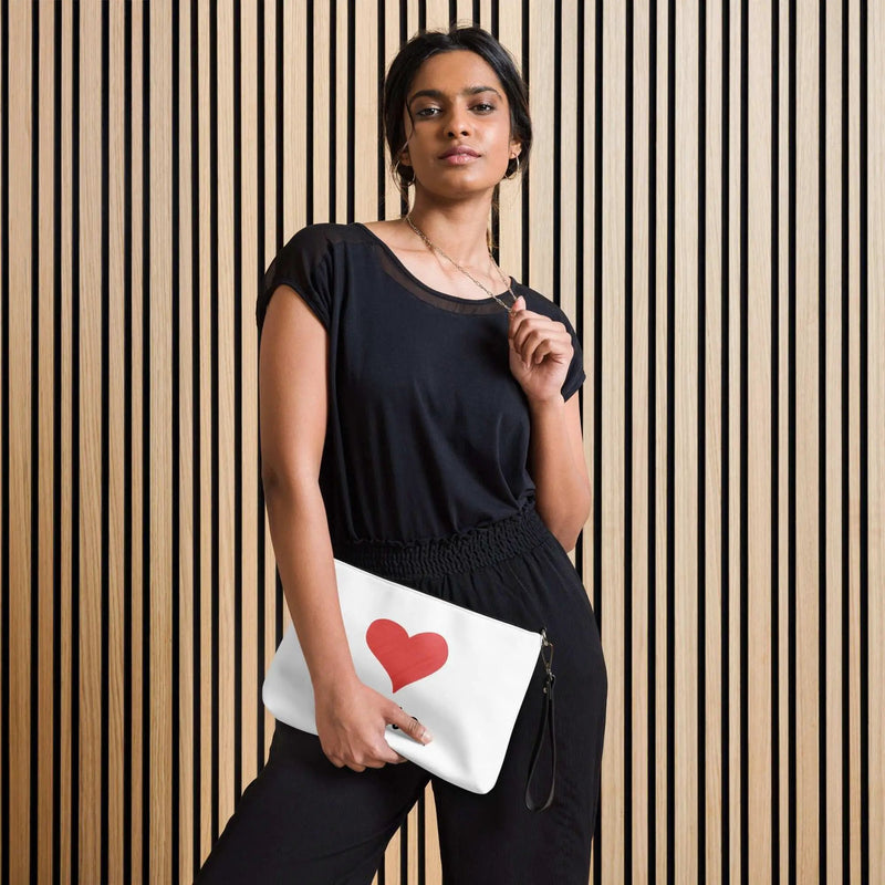 Gray crossbody bag with love cats cat-themed decor, stylish and functional accessory designed by Greg's AZ Store