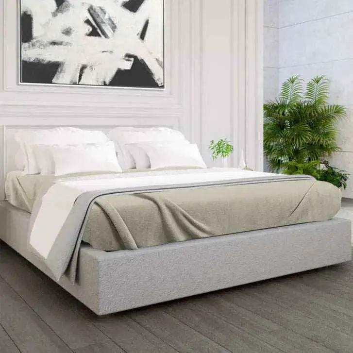 Rifr Textiles Inc GPF Collection fleece blanket in vanilla, twin size 66x90 inches, soft and cozy for comfort and warmth.