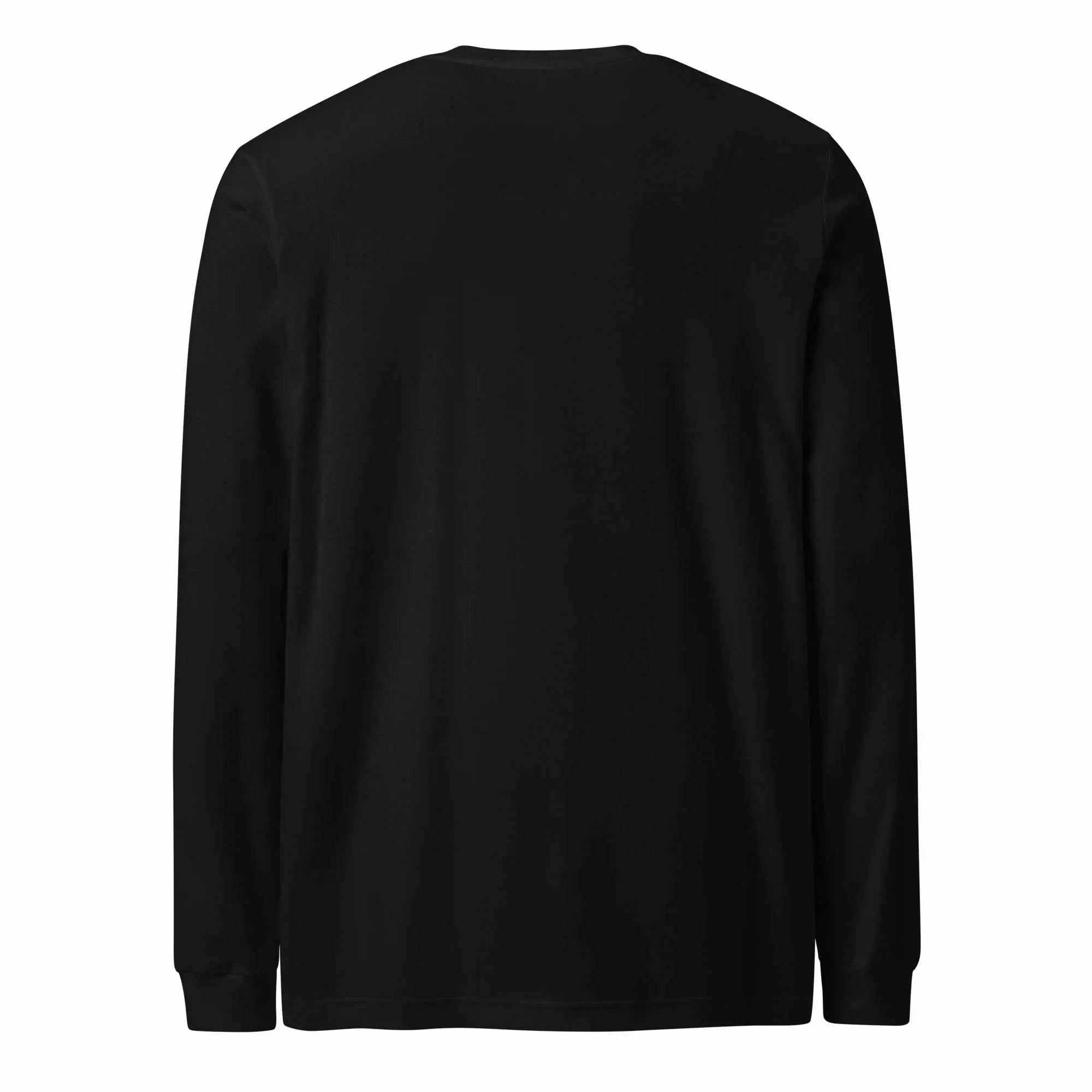 Unisex I AM AD long sleeve T-shirt for Alzheimer's awareness, featuring bold text and awareness design, by Greg's AZ Store.