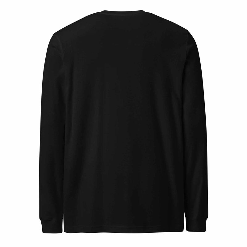 Unisex I AM AD long sleeve T-shirt for Alzheimer's awareness, featuring bold text and awareness design, by Greg's AZ Store.