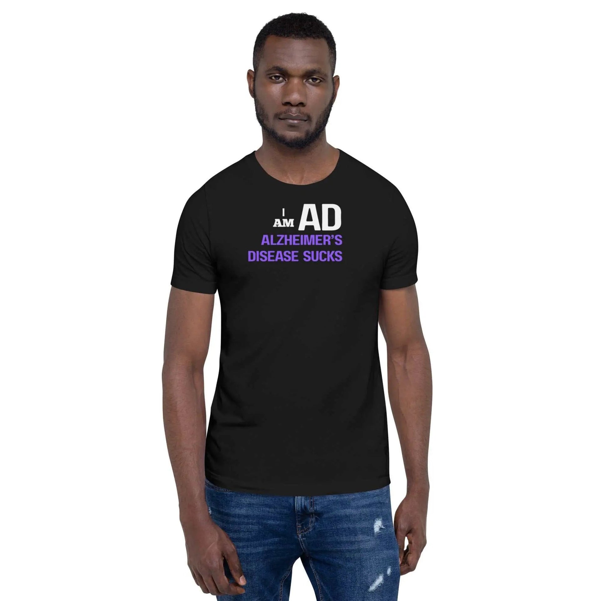 Unisex I AM AD T-shirt by Greg's AZ Store featuring a stylish design and comfortable fit, suitable for all genders.