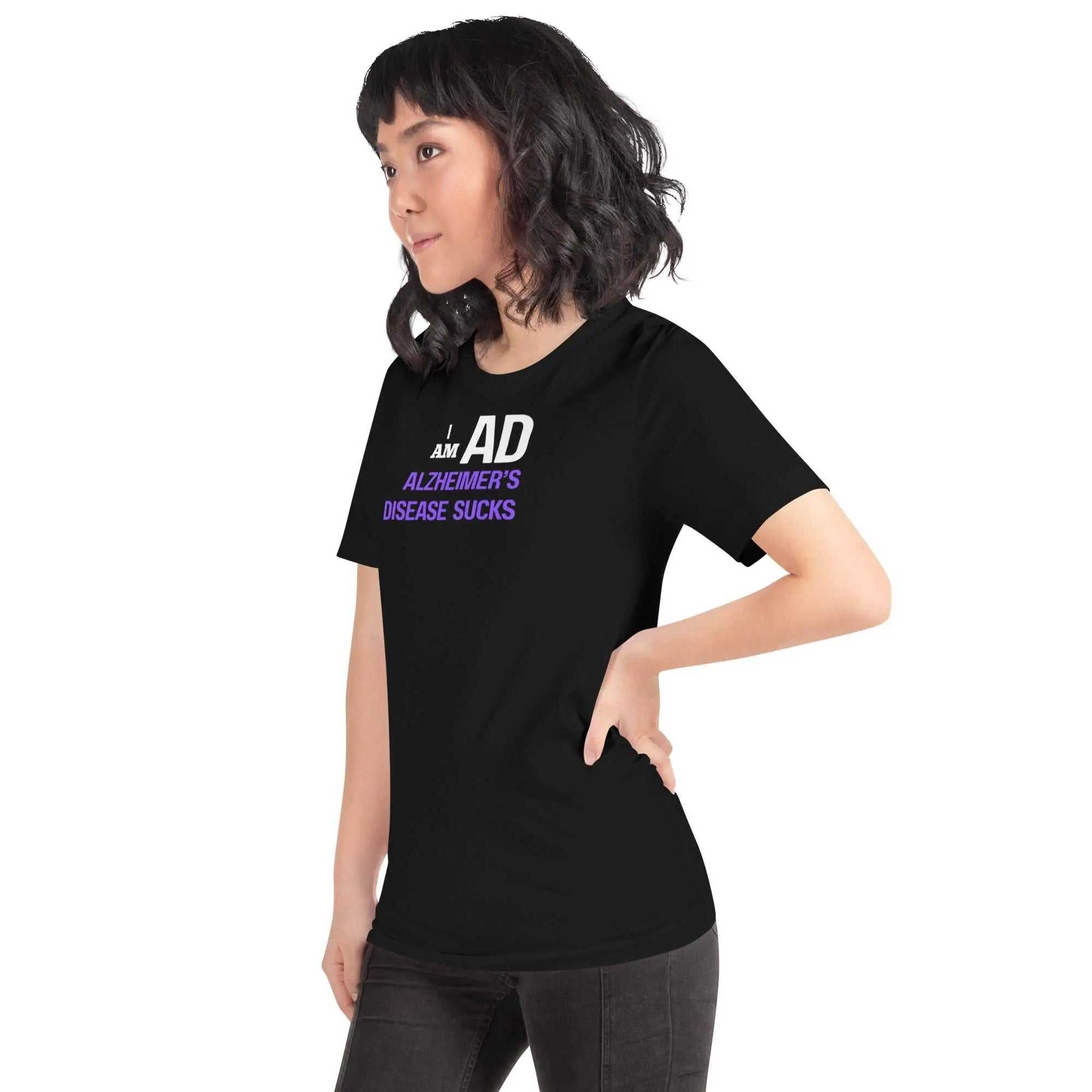 Unisex I AM AD T-Shirt by Greg's AZ Store featuring a stylish design and comfortable fit, ideal for everyday casual wear.