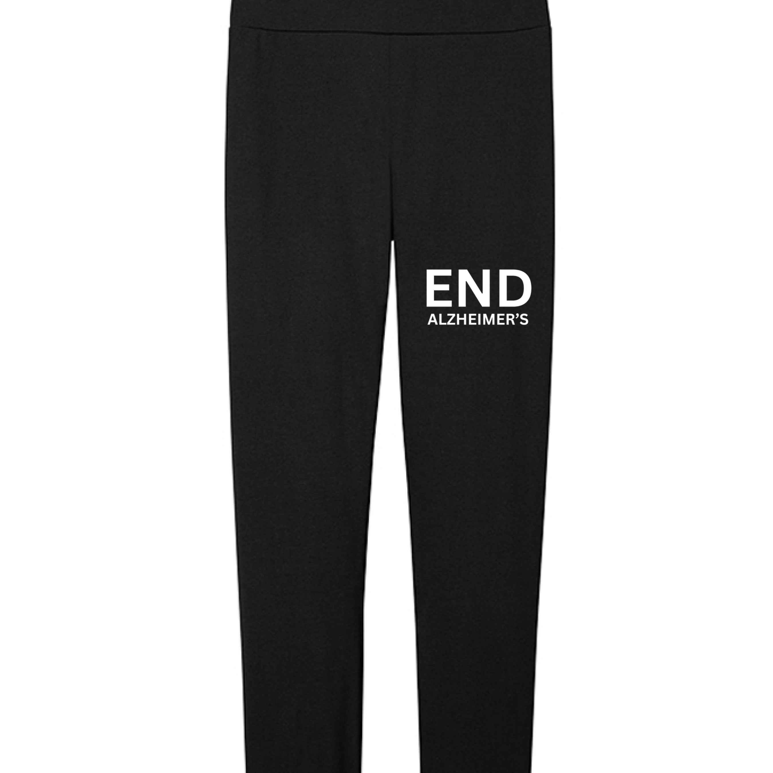 EEnd Alzheimer's Women's Leggings Flex High-Waist - Comfortable and Supportive Leggings to End Alzheimer's - Greg's AZ Store