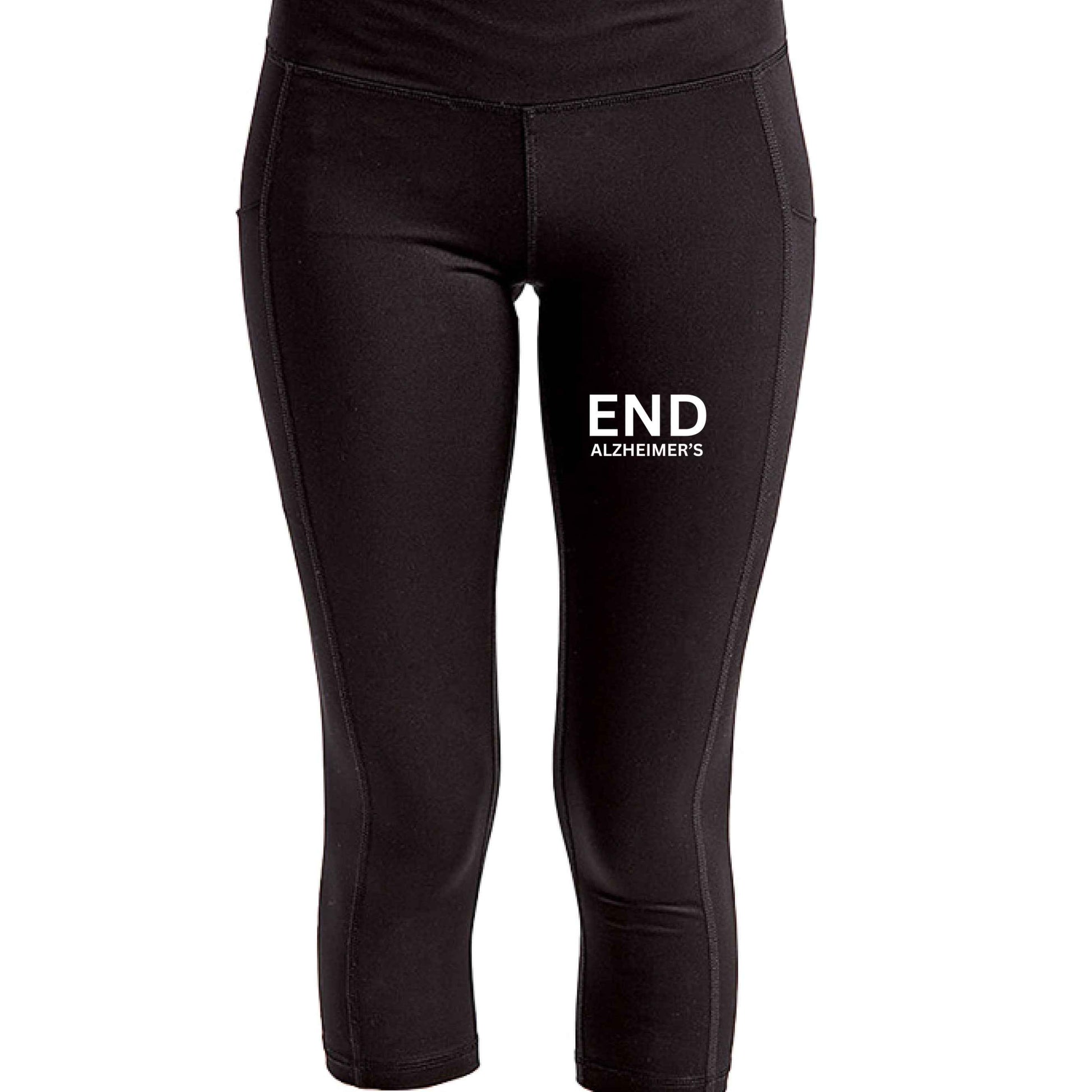 End Alzheimer's Leggings - TriDri TD533 Ladies' Three-Quarter Performance Leggings to Support the Cause - Greg's AZ Store