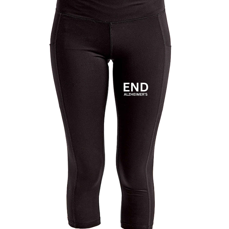 End Alzheimer's Leggings - TriDri TD533 Ladies' Three-Quarter Performance Leggings to Support the Cause - Greg's AZ Store