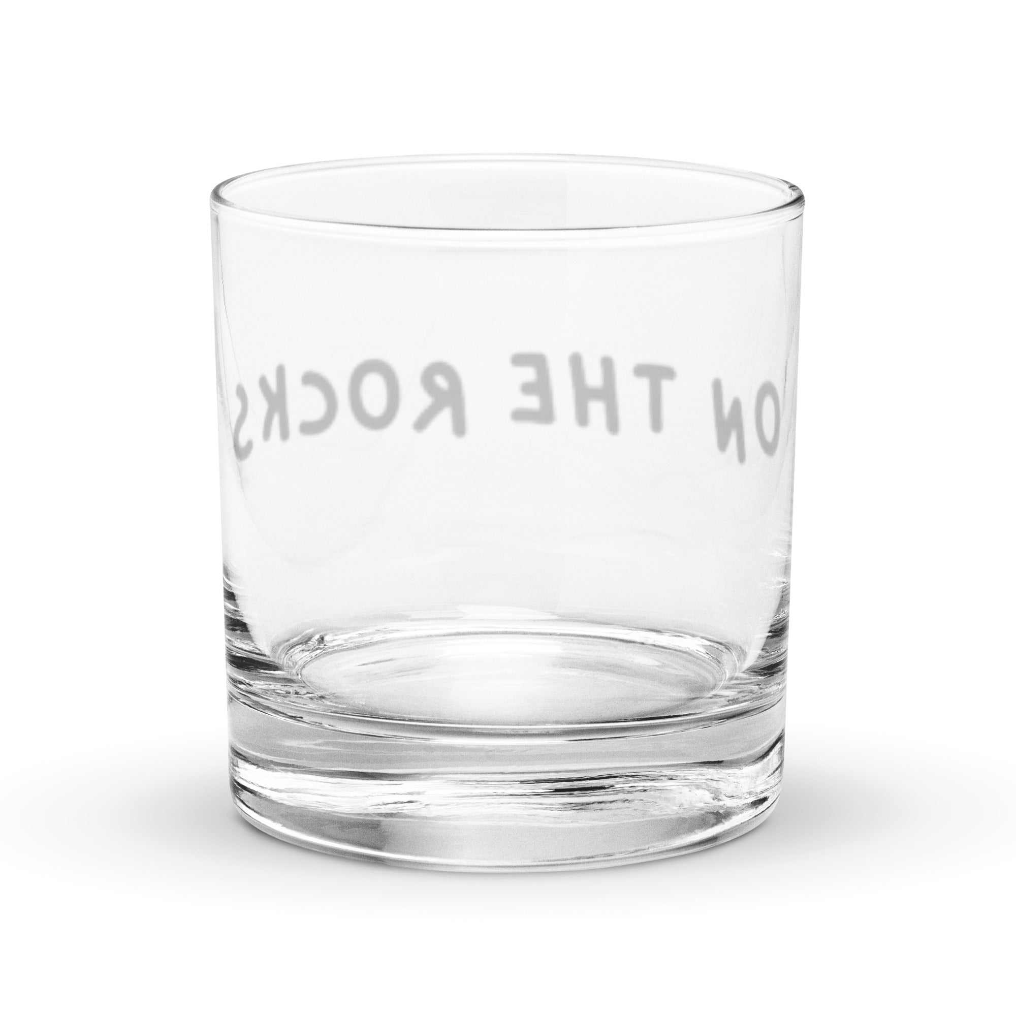 Clear cocktail glass from Greg's AZ Store with a classic on-the-rocks style, perfect for serving whiskey or mixed drinks.