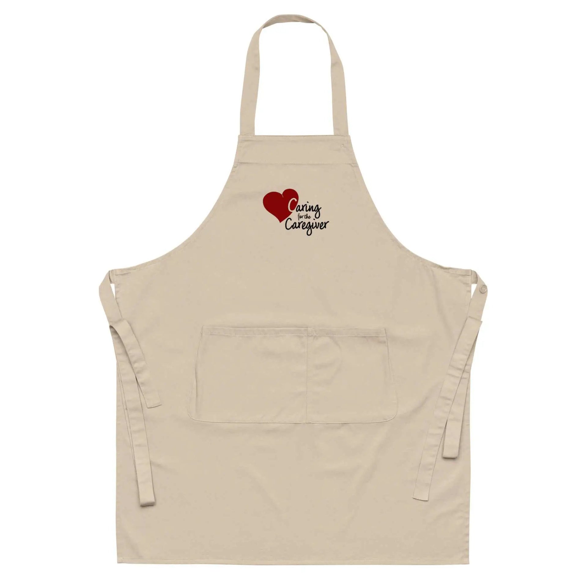 Organic cotton T-shirt with "Caring For The Caregiver" slogan, designed for caregivers, by Greg's AZ Store.