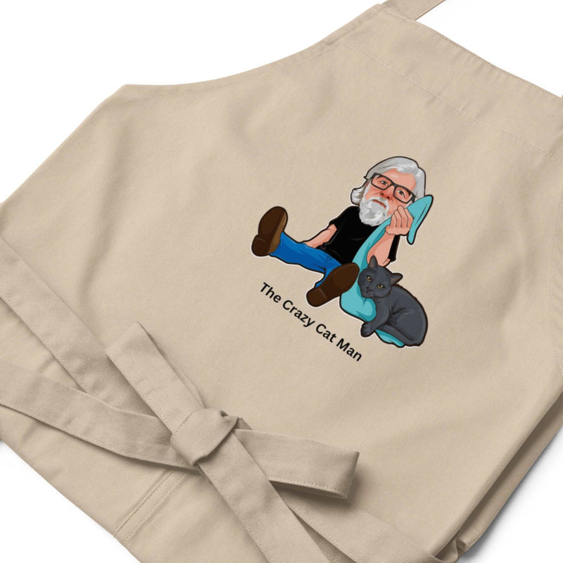 The Crazy Cat Man Signature Organic Cotton Apron