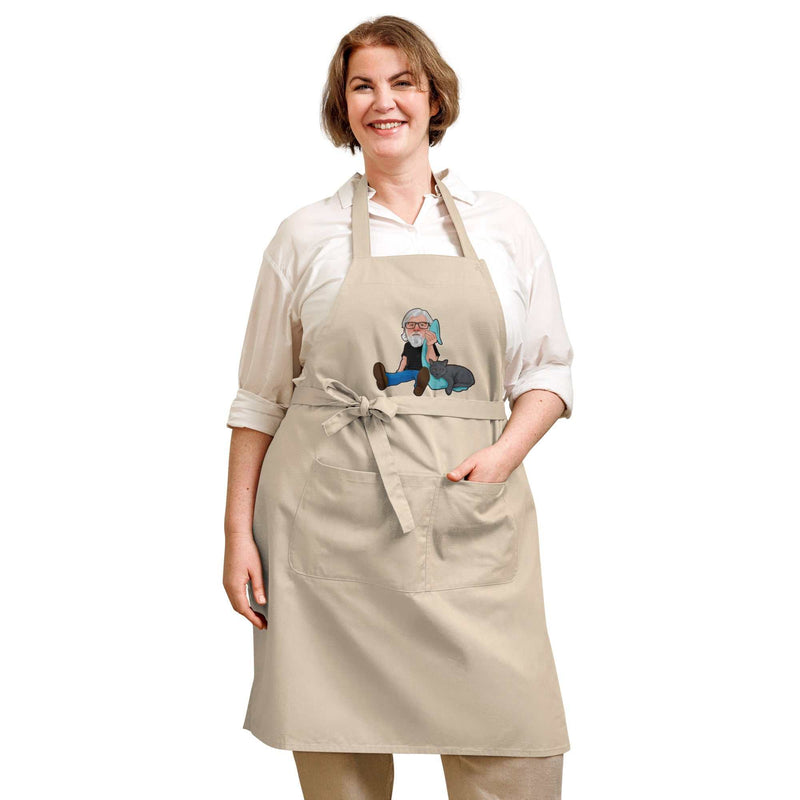The Crazy Cat Man Signature Organic Cotton Apron