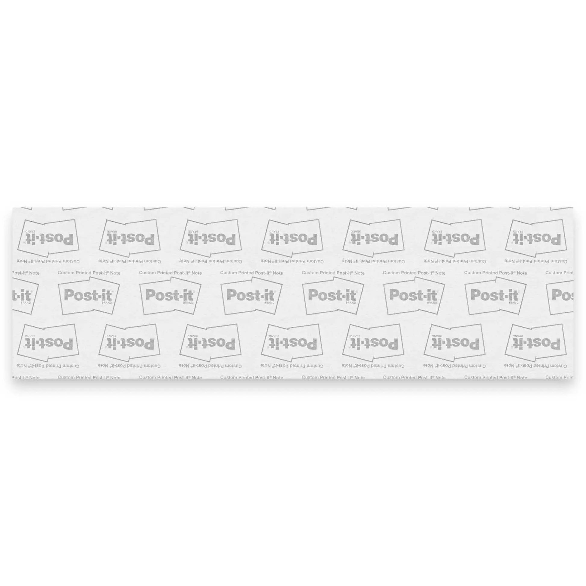 White Cat Man Alzheimer's note pad postcard by Greg's AZ Store with a 10x3 inch design and back side visible