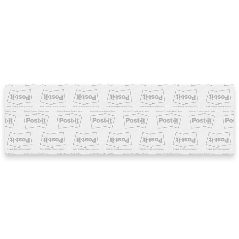 White Cat Man Alzheimer's note pad postcard by Greg's AZ Store with a 10x3 inch design and back side visible