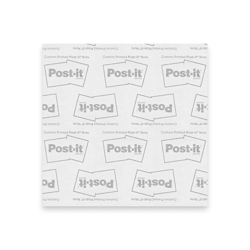 White Cat Man Alzheimer's note pad postcard with 4x4 inch size, featuring a playful cat design on a plain background.