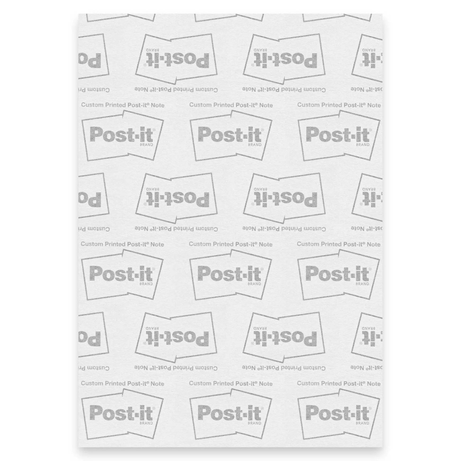 White Cat Man Alzheimer's note pad postcard with 4x6 size and back design, featuring playful cat illustrations.