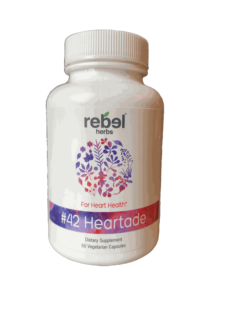 Rebel Herbs Organic Heartade Vegetarian Caps - 60 Count