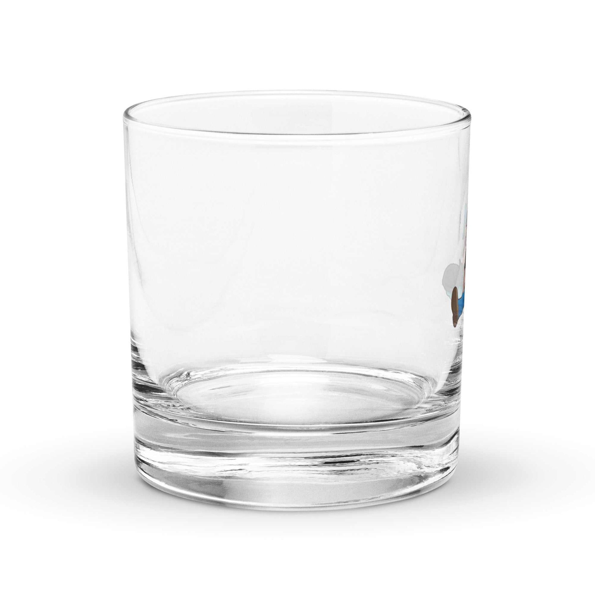 The Crazy Cat Man Signature Rocks Glass