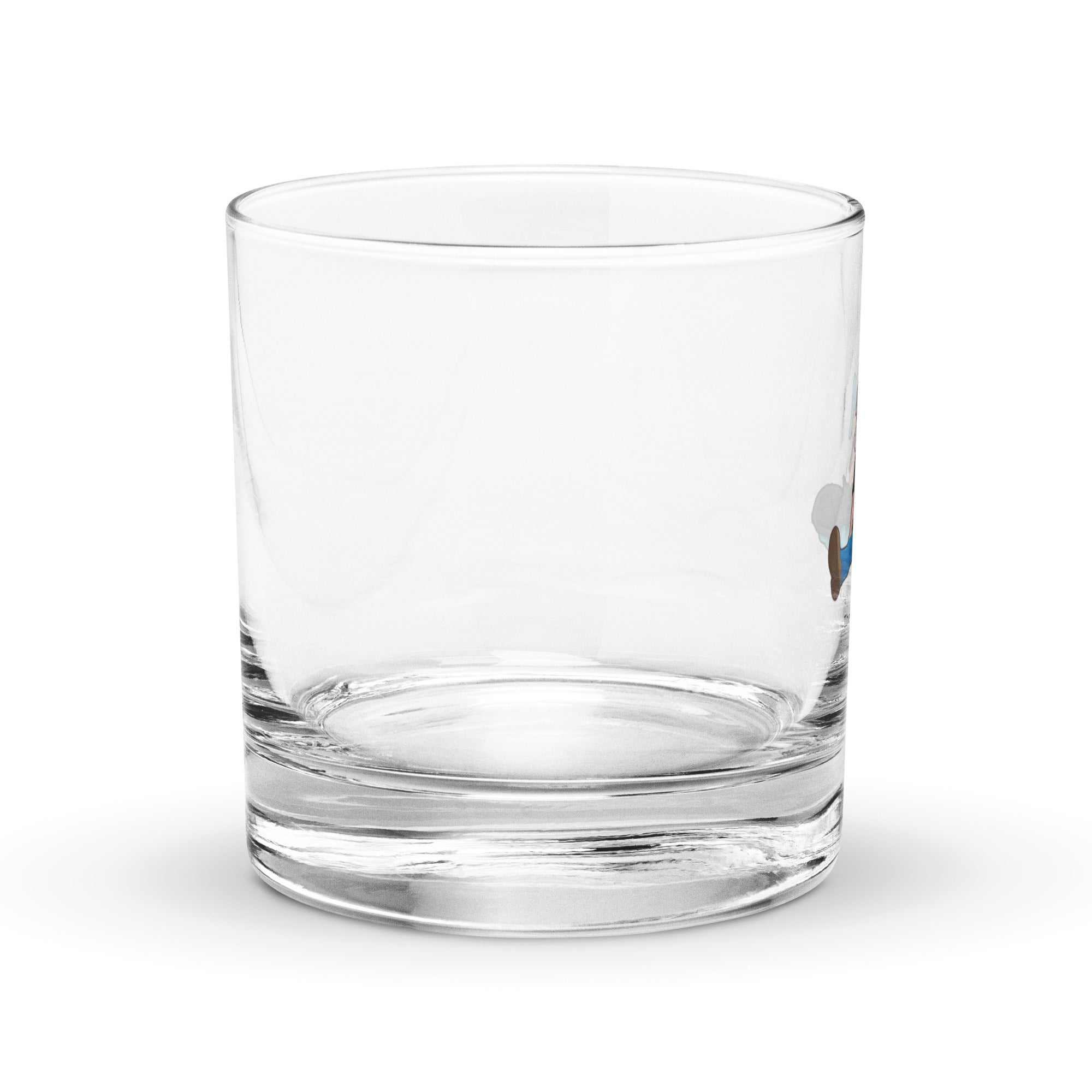 The Crazy Cat Man Signature Rocks Glass