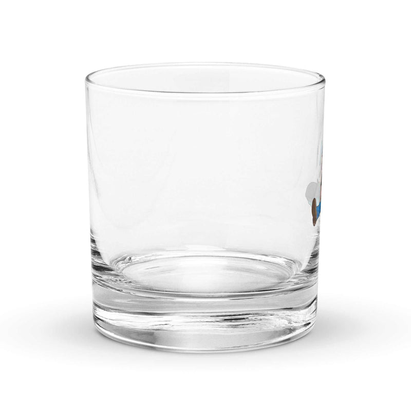 The Crazy Cat Man Signature Rocks Glass