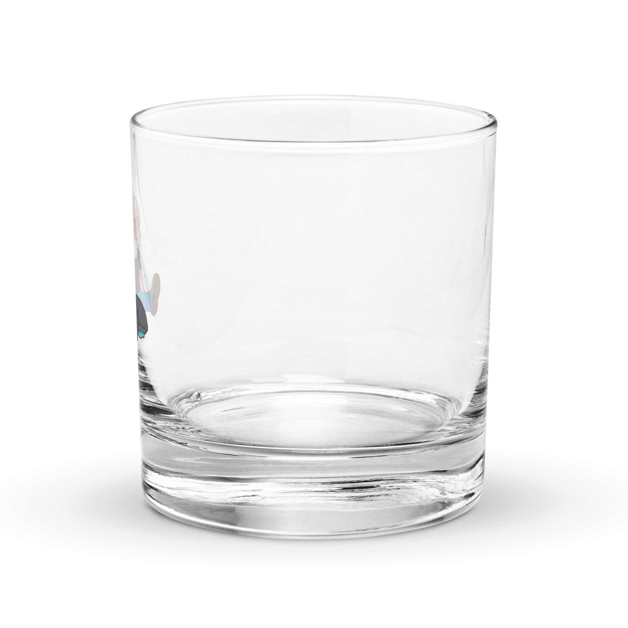 The Crazy Cat Man Signature Rocks Glass