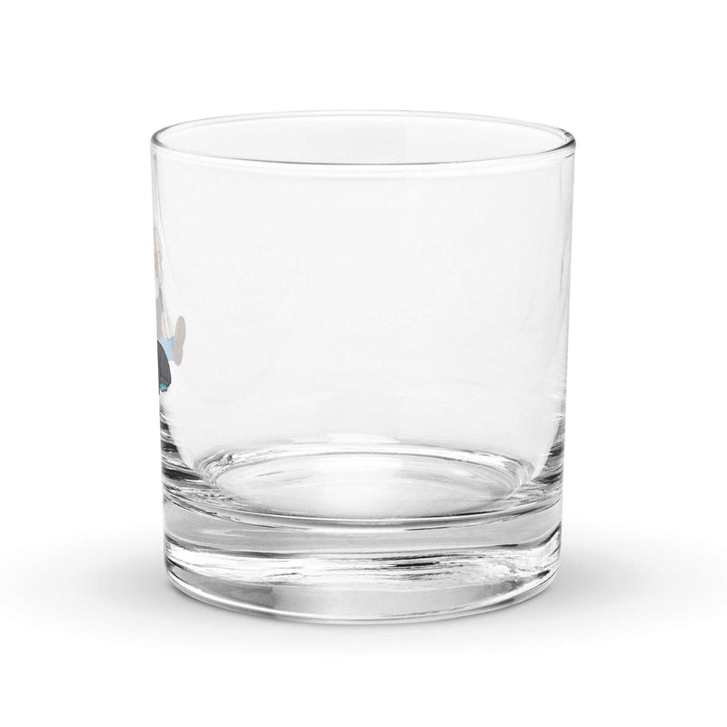 The Crazy Cat Man Signature Rocks Glass