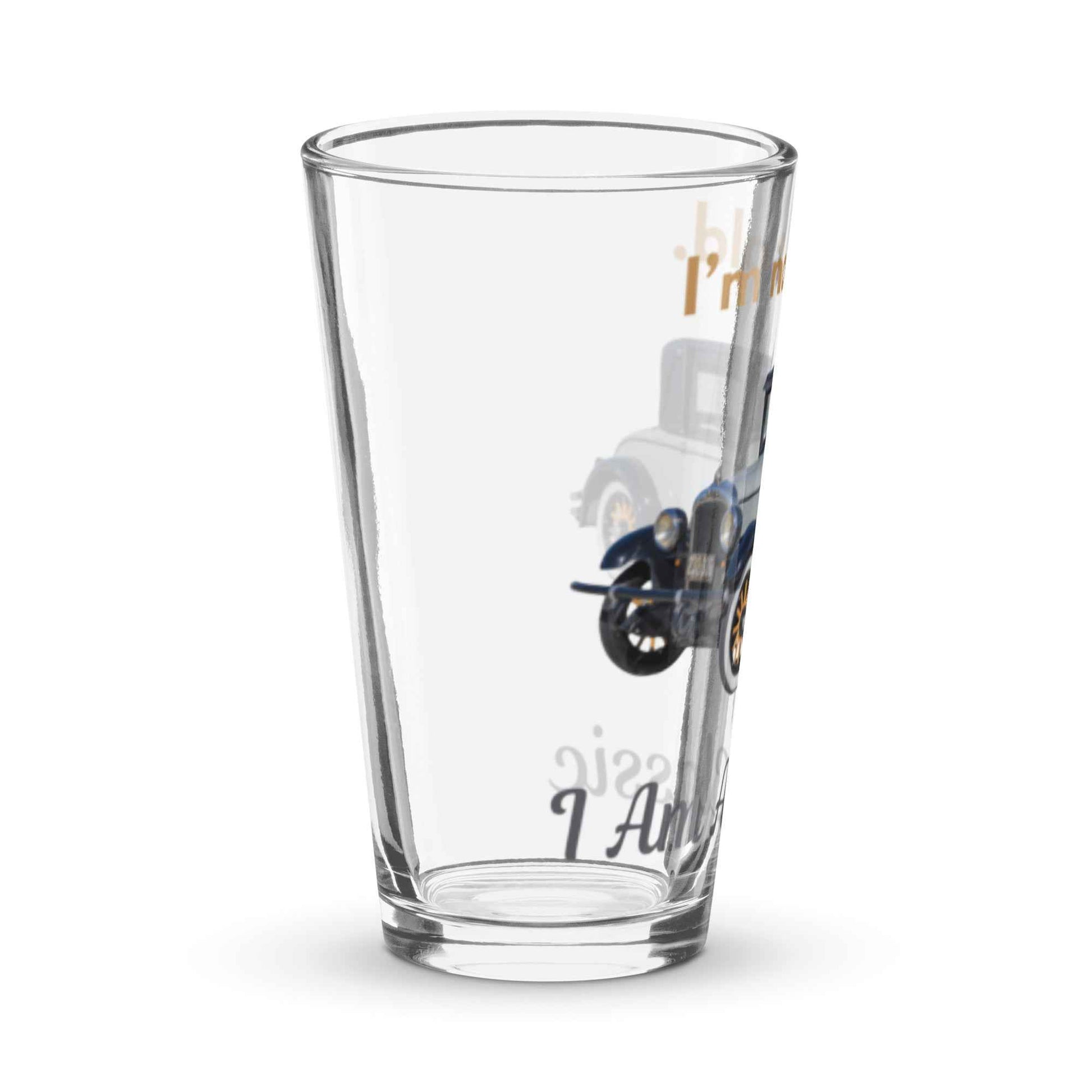 Shaker Pint Glass for Perfectly Crafted Cocktails "I'm not old, I'm a classic" - Greg's AZ Store