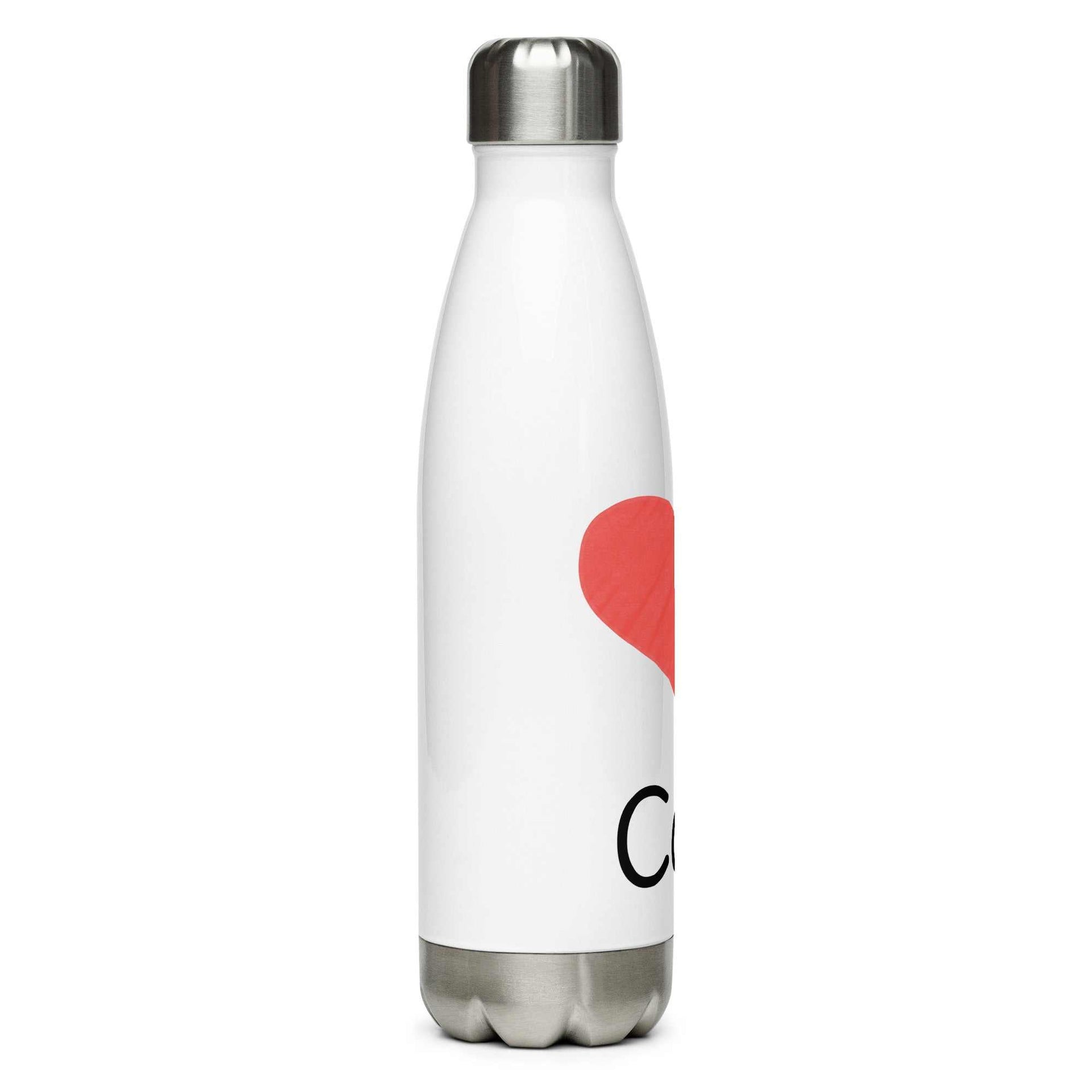 Stainless Steel Water Bottle - Love Cats