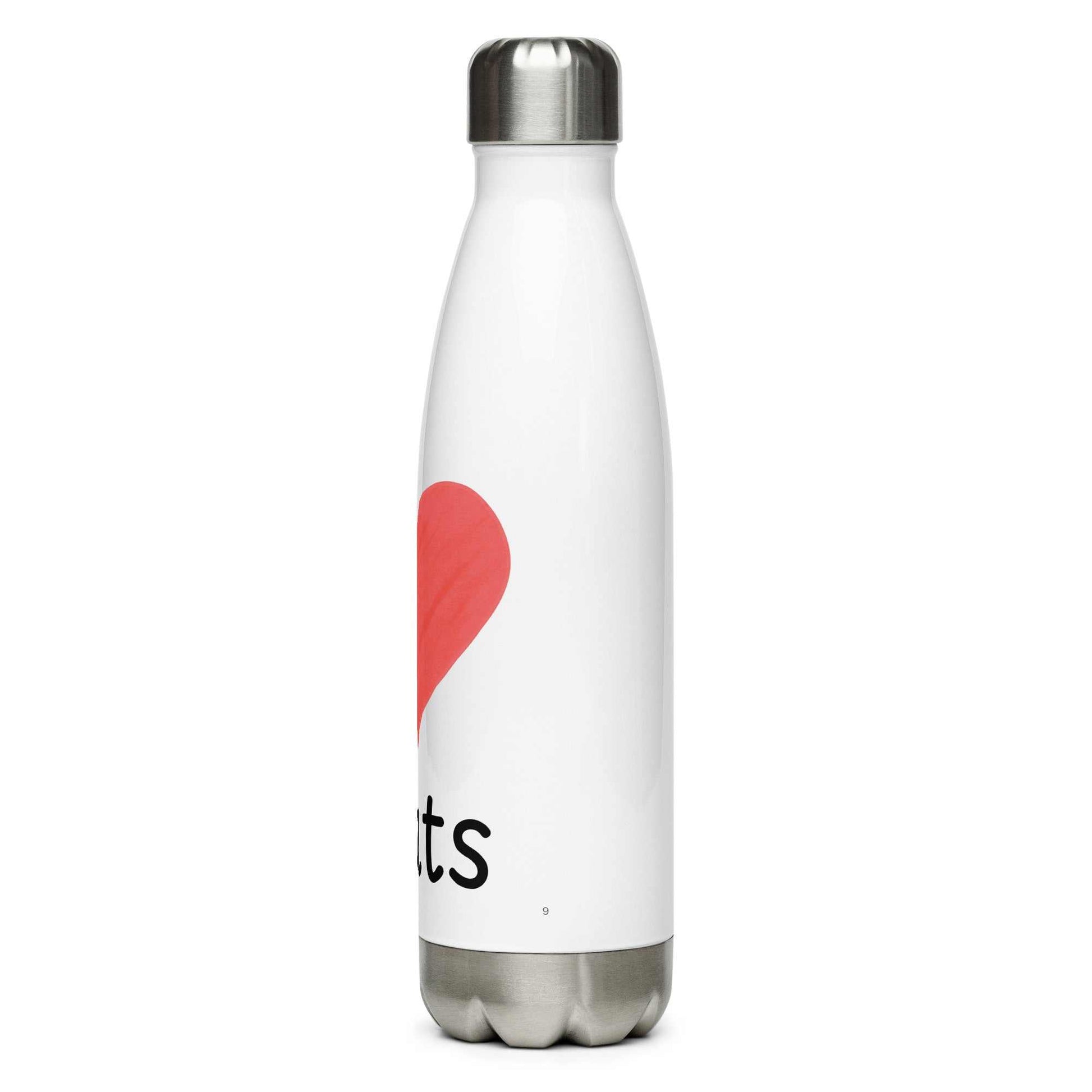 Stainless Steel Water Bottle - Love Cats
