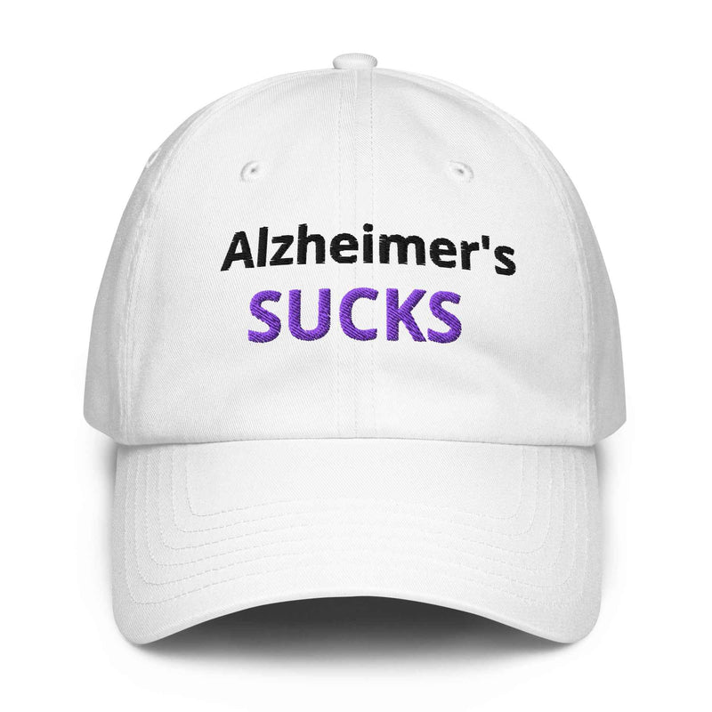 Under Armour® Dad Hat Embroidered "Alzheimer's SUCKS"