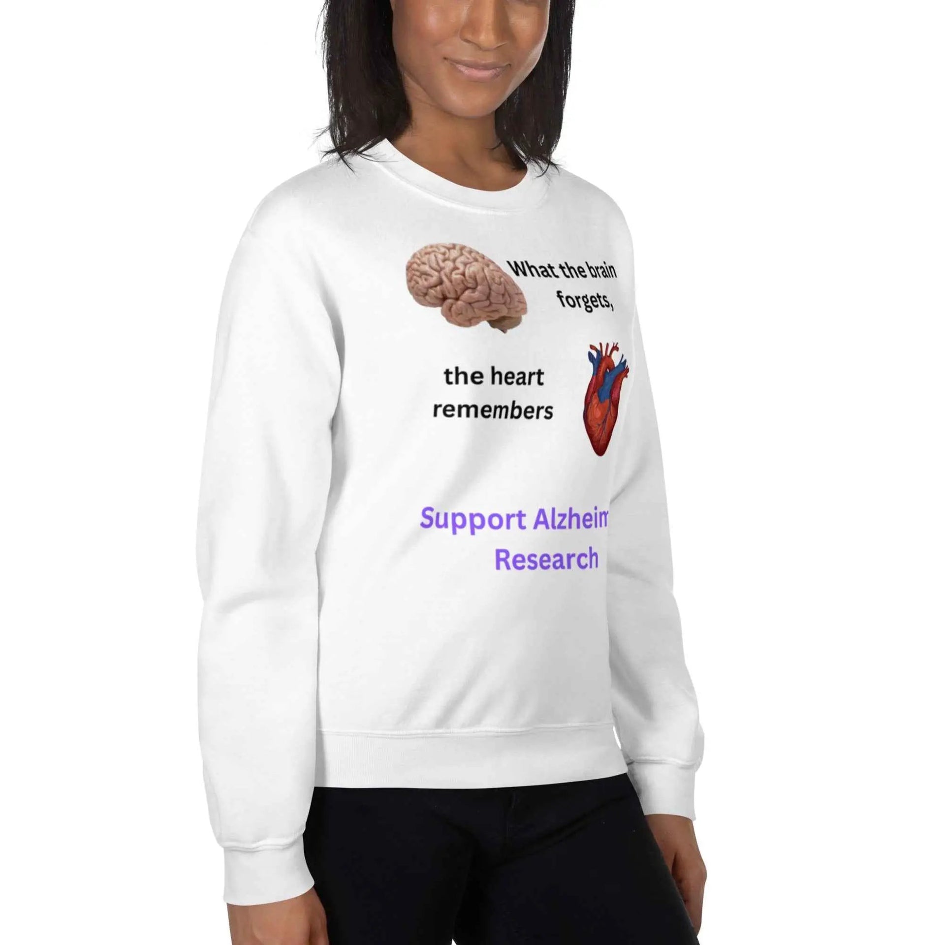 When the brain forgets sweatshirt - Unisex Sweatshirt for Heartfelt Memories - Greg's AZ Store