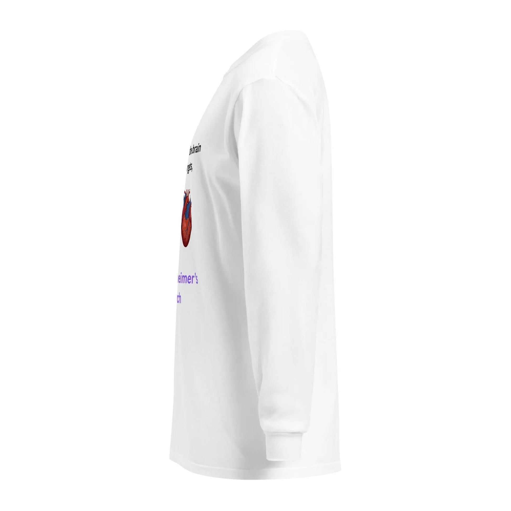 When the Brain Forgets, the Heart Remembers Heavyweight Long-Sleeve Shirt - Greg's AZ Store