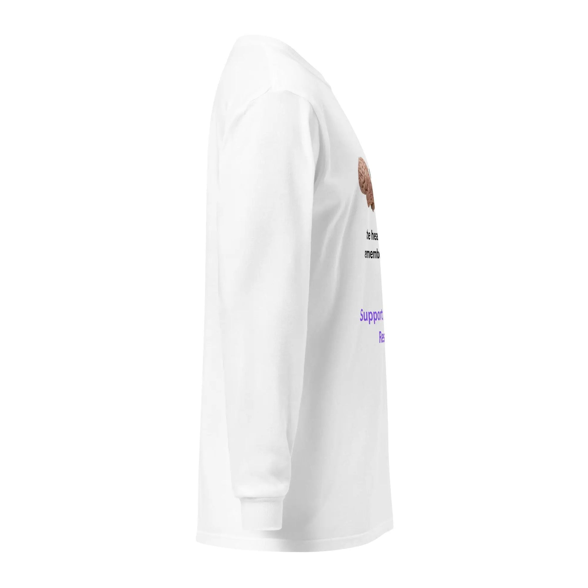 When the Brain Forgets, the Heart Remembers Heavyweight Long-Sleeve Shirt - Greg's AZ Store