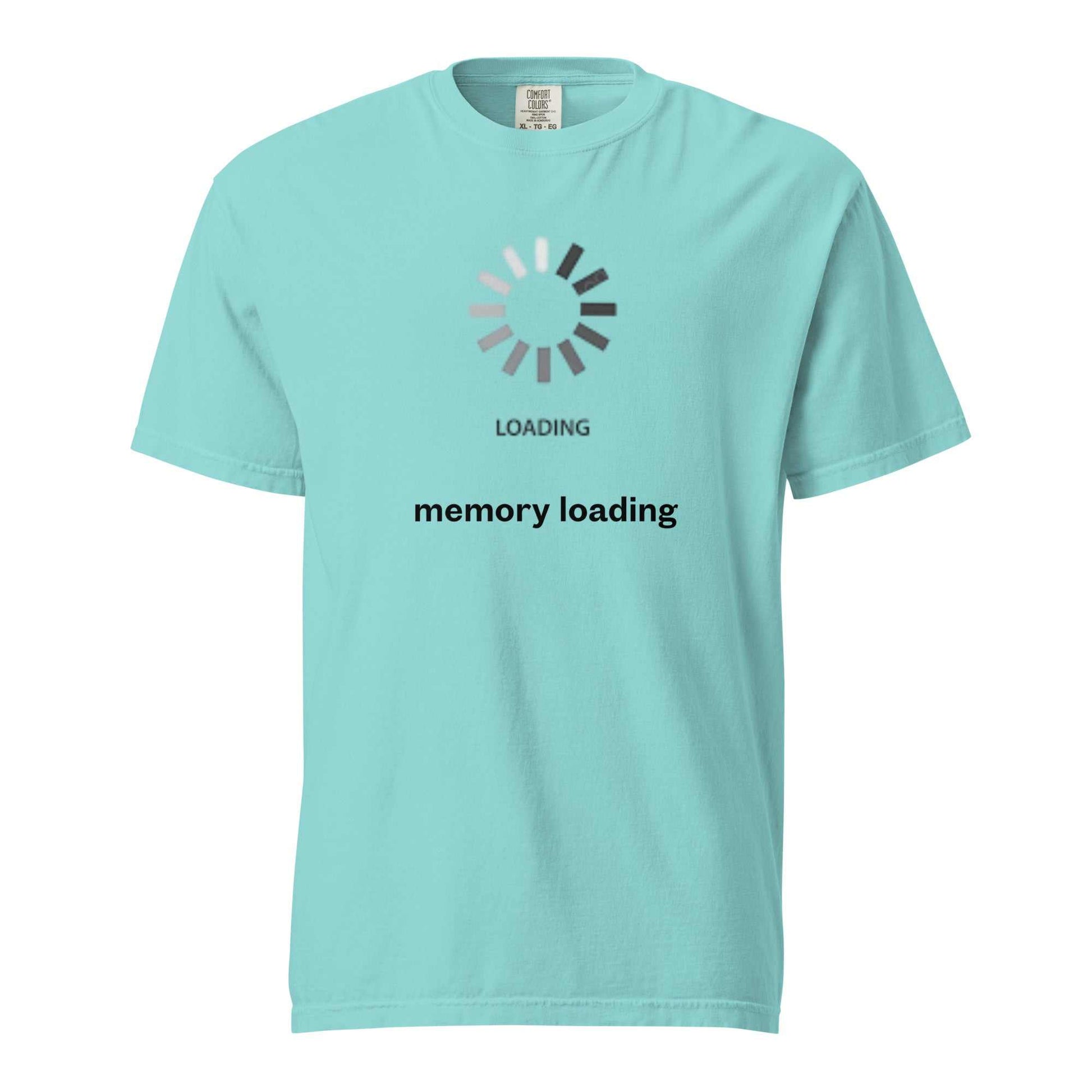 Memory Loading Heavyweight Tee Unisex Garment-Dyed for Alzheimer's Awareness - Greg's AZ Store
