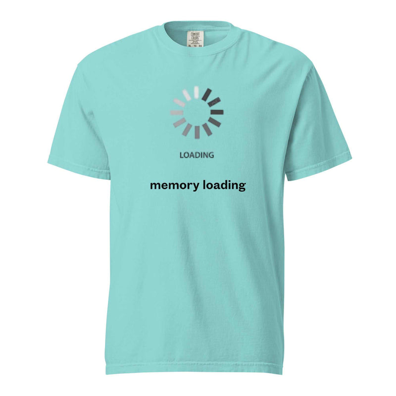 Memory Loading Heavyweight Tee Unisex Garment-Dyed for Alzheimer's Awareness - Greg's AZ Store