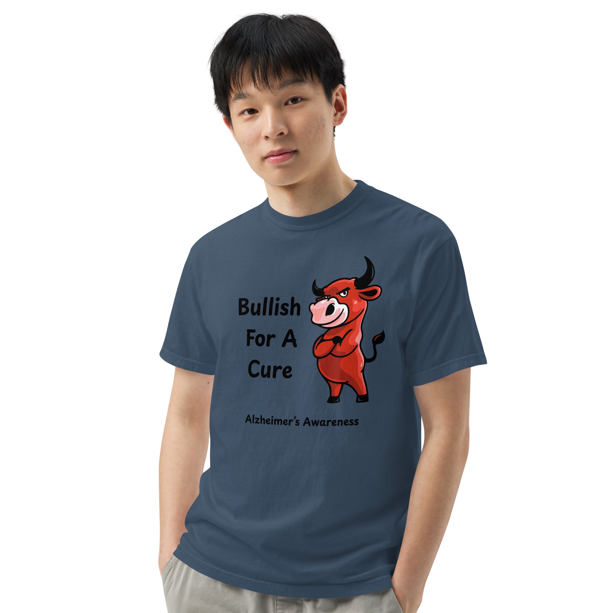 Unisex Garment-Dyed Heavyweight T-Shirt for Alzheimer's Awareness