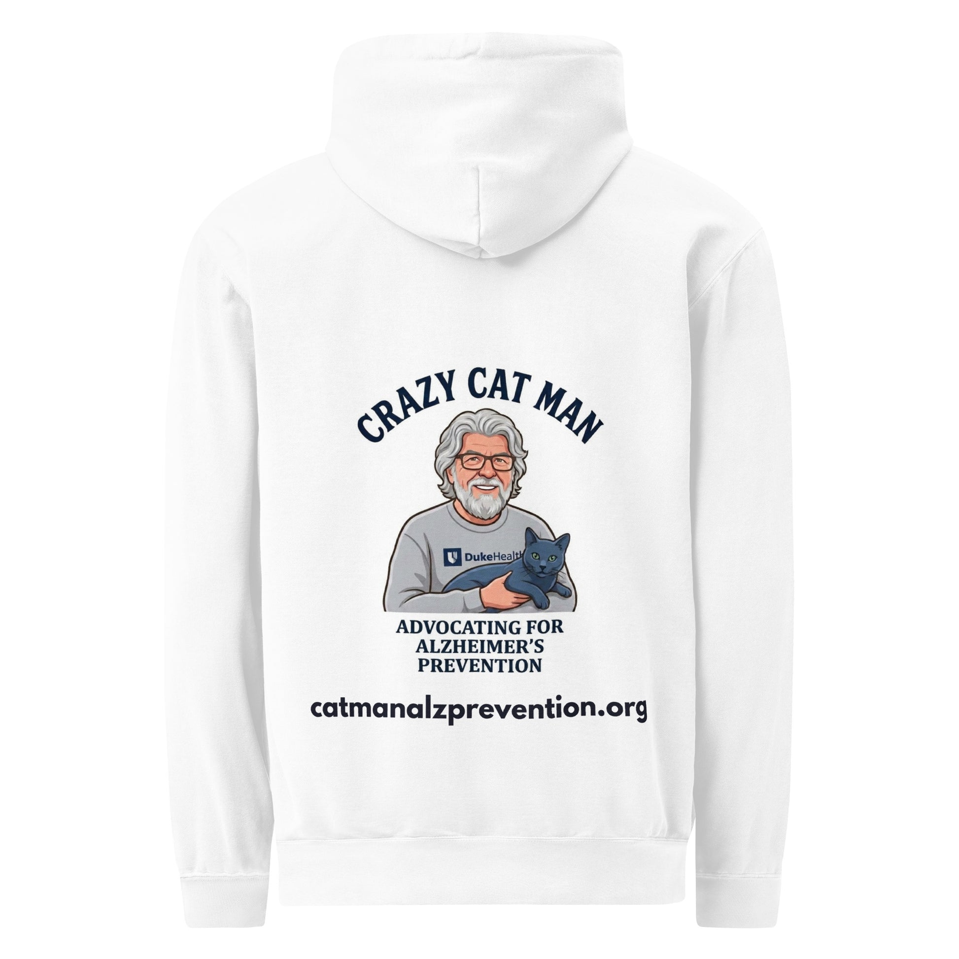 Support Alzheimer's Prevention with Our Garment Dyed Hoodie | The Cat Man Collection-5